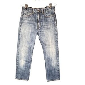 Vince Womens High Rise Straight Leg Blue Jeans Cotton Japanese Denim Size 27